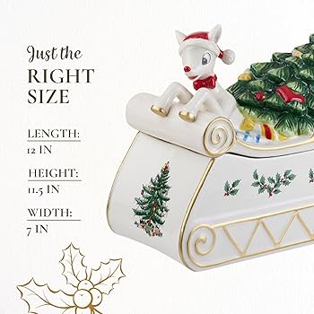 Spode クリスマスツリー サンタクロース クッキージャー　新品 Spode Christmas Tree Figural Santa with Tree Cookie Jar