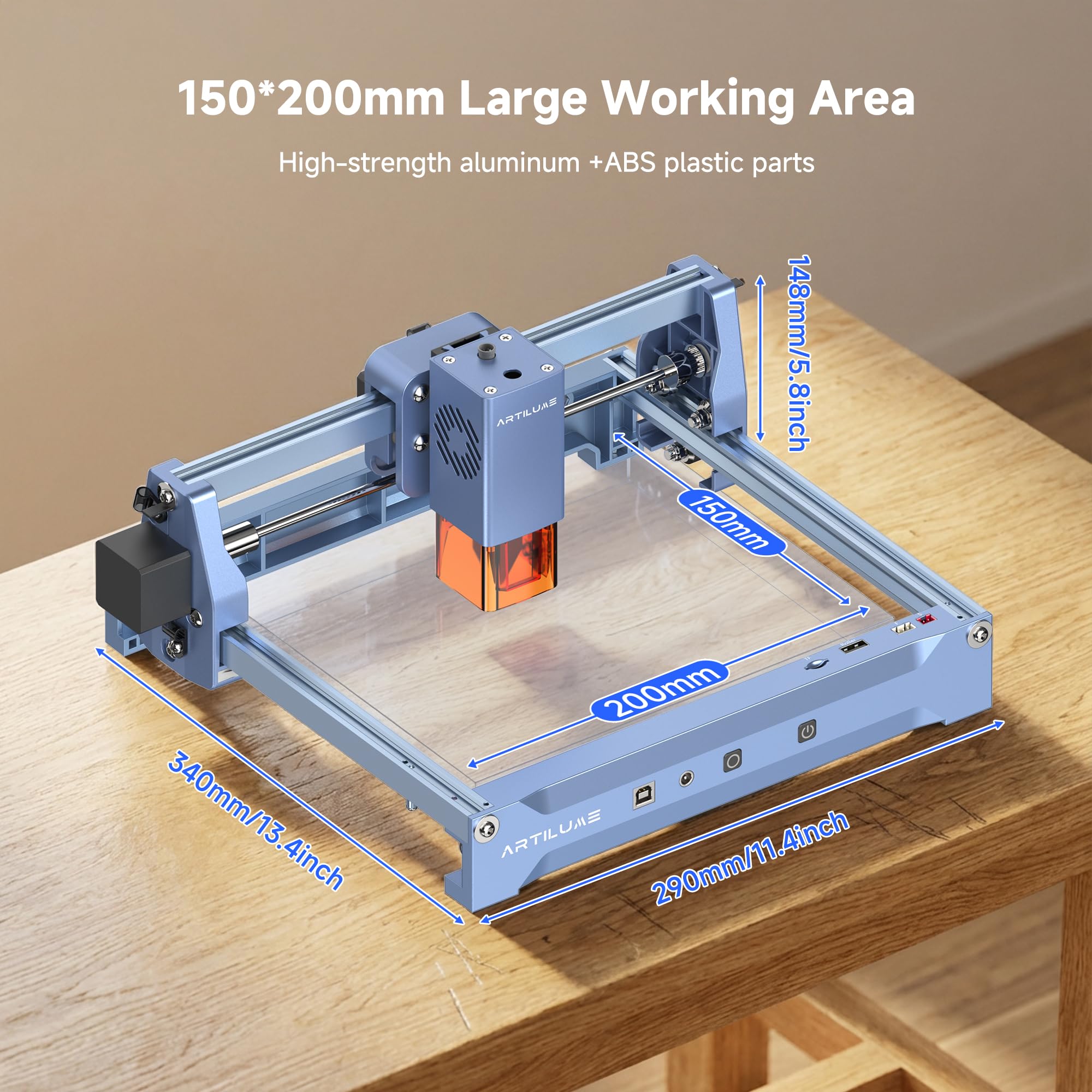 Amazon.com: Artilume U1 Laser Engraver Infrared 1000mW, Laser 