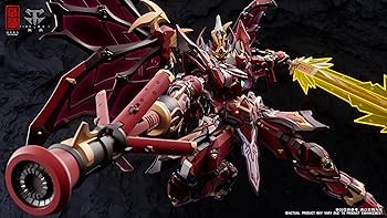 金属製　バイク　天使　置物　フィギュア　模型　ピューター　錫　アート　ドクロ BIG SCALE Hybrid Statue 鉄人28号