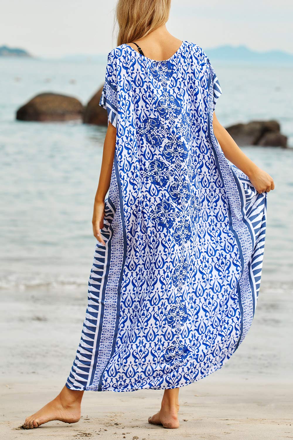 Kaftan boho plaża sukienka plus size dla kobiet