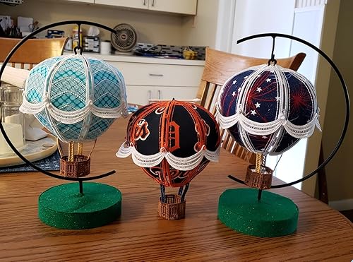 Miniatura 5 de Soporte de exhibición de adornos de metal, soporte de hierro para colgar terrarioimagen de vidrio (base de madera en forma de G, negro)