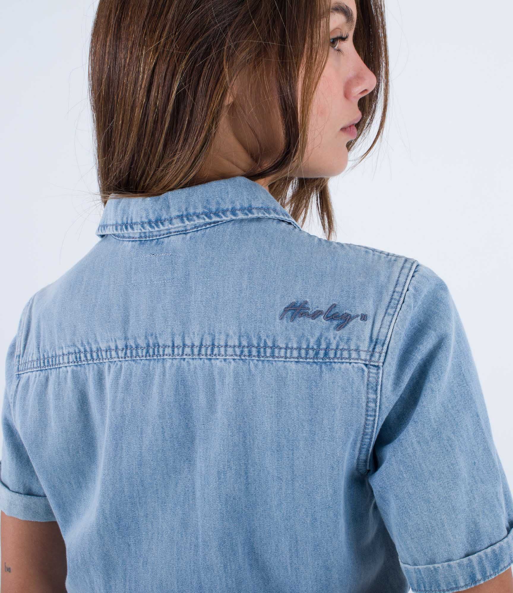 Hurley W Oceancare Combinaison Courte en Jean W Oceancare Combinaison courte en jean Femme