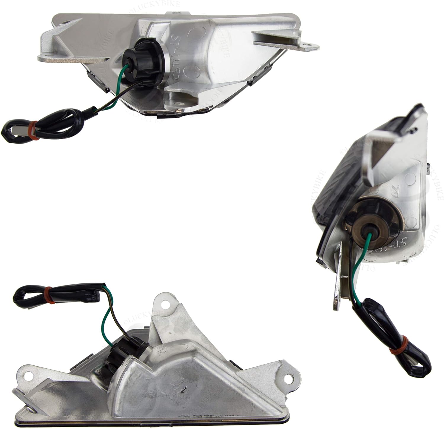 Front Turn Signal NoCut For Kawasaki Ninja EX 300 650 Euro Light Blinker Smoke