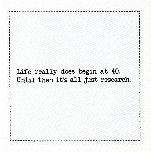 Miniatura 7 de Five Star - Divertidas citas de 40 cumpleaños  Servilletas de cóctel de algodón blanco  50 servilletas desechables de lujo con citas de bar