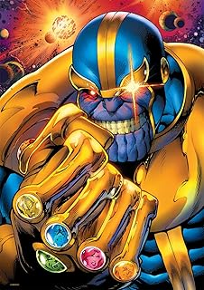Buffalo Games - Marvel - Thanos - 500 Piece Jigsaw Puzzle for Adults Challenging Puzzle Perfect for Game Nights - 500 Piece Finished Size is 21.25 x 15.00