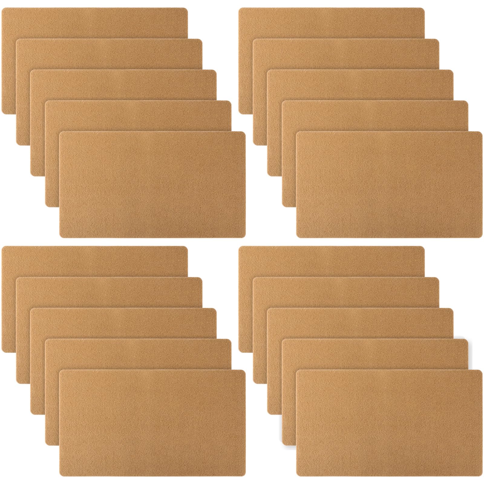 20 pcs coir doormat bulk welcome mat for outdoor indoor artificial blank plain door mat with non slip rubber backing doormat for crafting painting diy entrance door rug porch (29 x 17 inches)