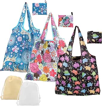 Borsa per la spesa shopping riutilizzabile con cerniera stampata 55 cm