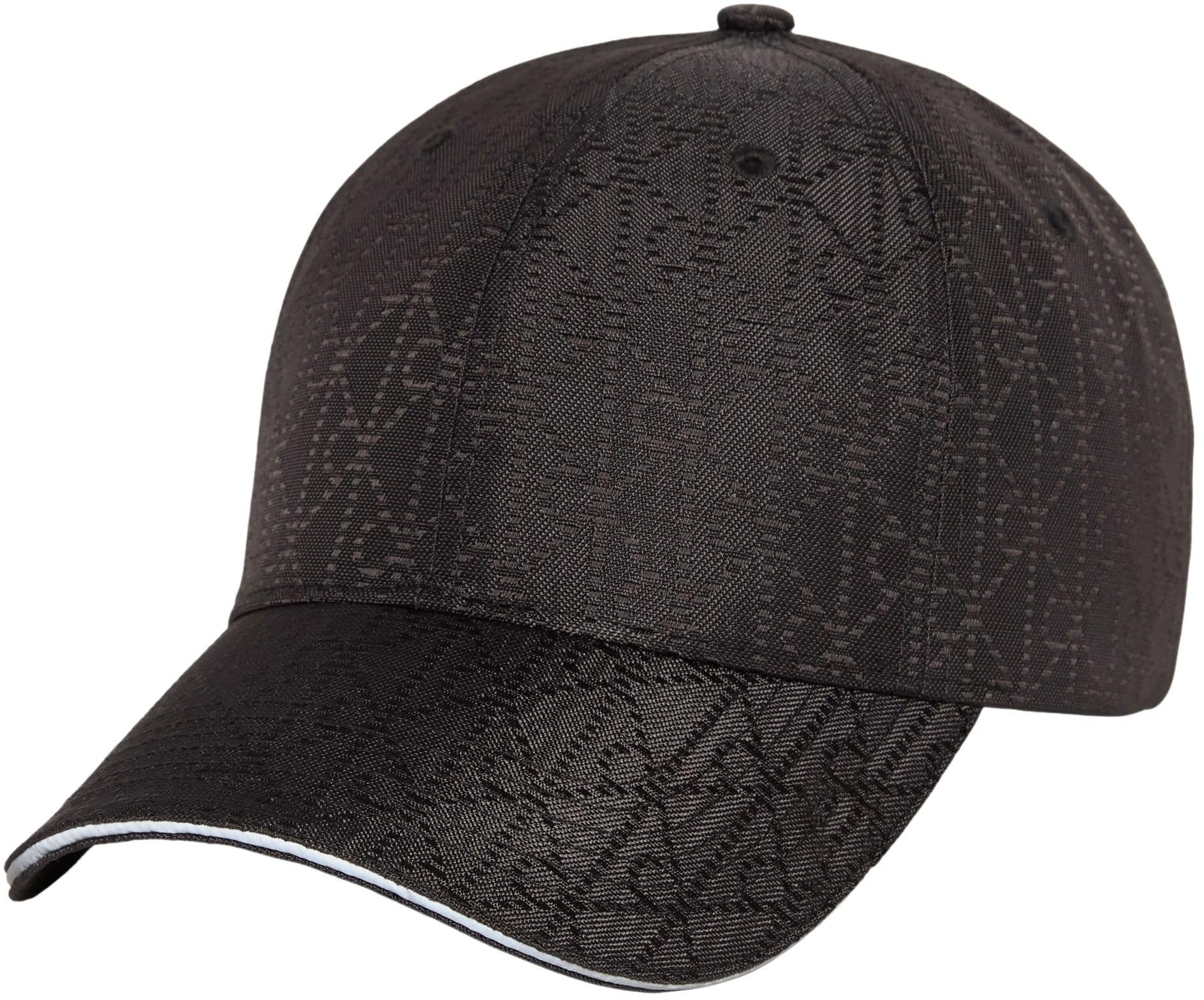 Calvin Klein Men's Emblem Cordura Baseball Cap LV04D5049G Cap, Black (Black), One Size