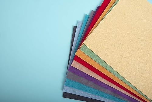 Miniatura 4 de Sizzix, Bold Surfacez-Felt Sheets 663008, colores, 10 unidades, 11.7 x 8.3 x 0.9 in