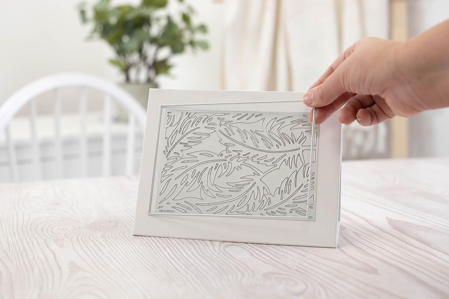 Crafter's Companion 8.25” x 6.25” Magnetic Metal Die Storage Stand, 8.25" x 6.25", White