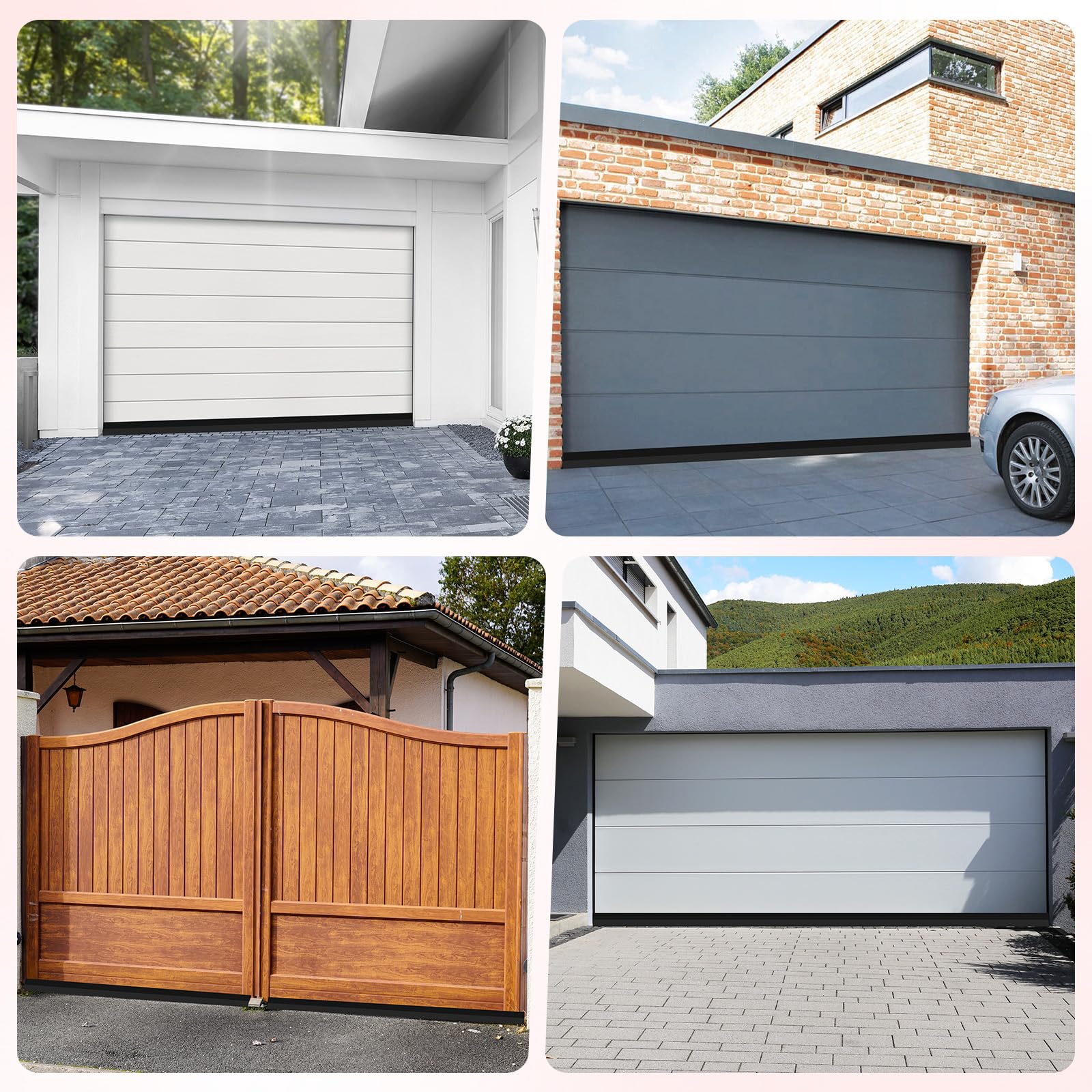 Garagedeurafdichting Garagedeurrubber Afdichting Zelfklevende Afdichtstrip Schuimrubber Garagedeurafdichting Garagedeurrubber Afdichting Zelfklevende Afdichtstrip Schuimrubber