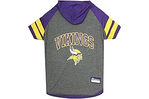 Pets First NFL Vikings Pet Hoodie - X-Small