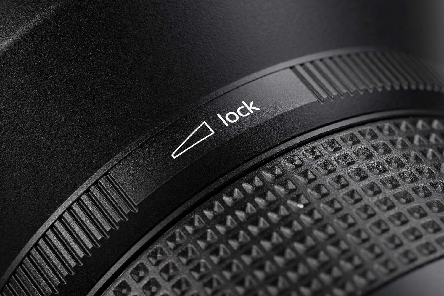 Close-up of the focus lock mechanism on the Irix 11mm f/4.0 Firefly Lens