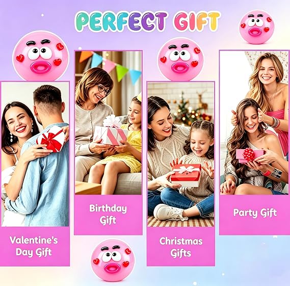 Smushers Squishy Fidget Toy, Soft Interchangeable Squishy Face Swap Sensory Toy,Dog Face Swap Squishy Stress Balls,Funny Smushers Dog Face Swap Squishy,Cute Stress Relief Toy for Adults&Kids