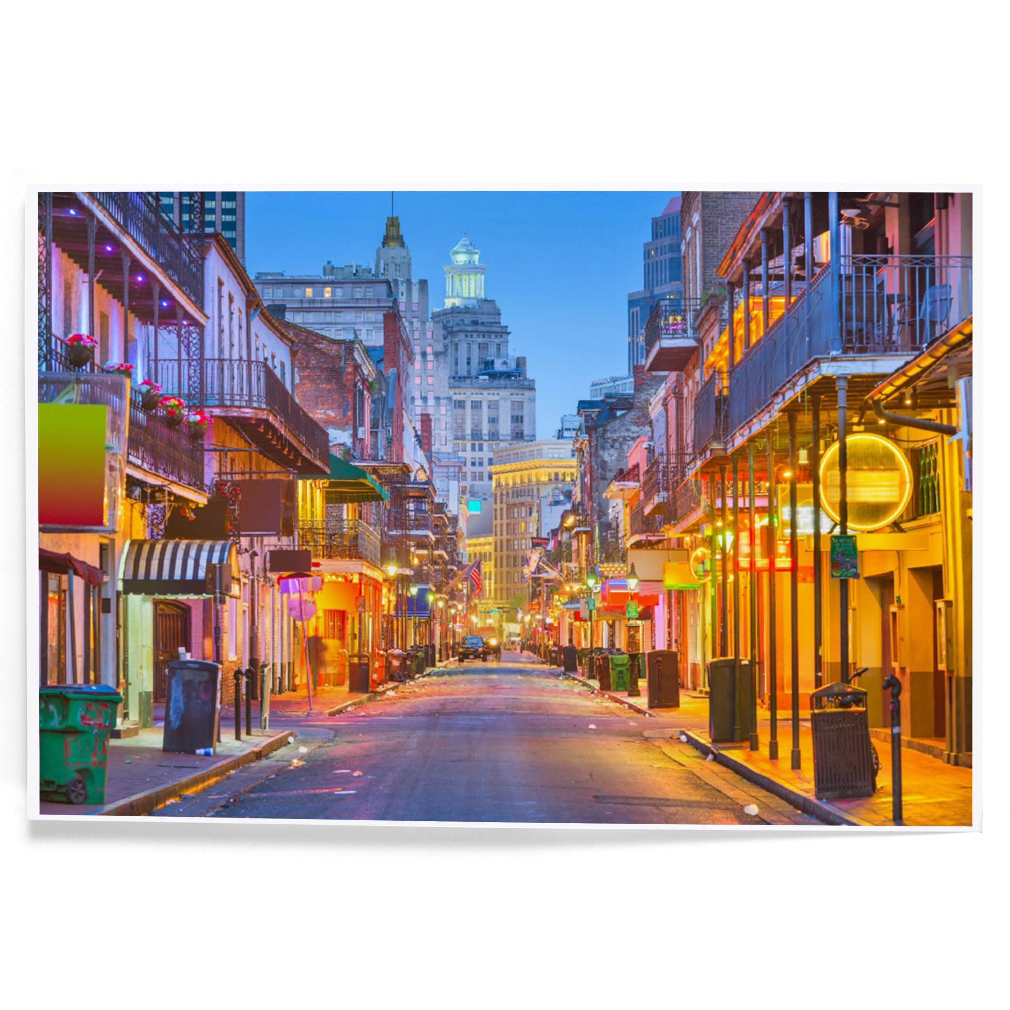 Amazon.com: Lantern Press New Orleans, Louisiana, Bourbon Street