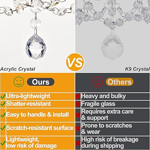 Miniatura 5 de Lámpara de araña negra pequeña de cristal que ilumina las mini lámparas colgantes modernas con 1 luz