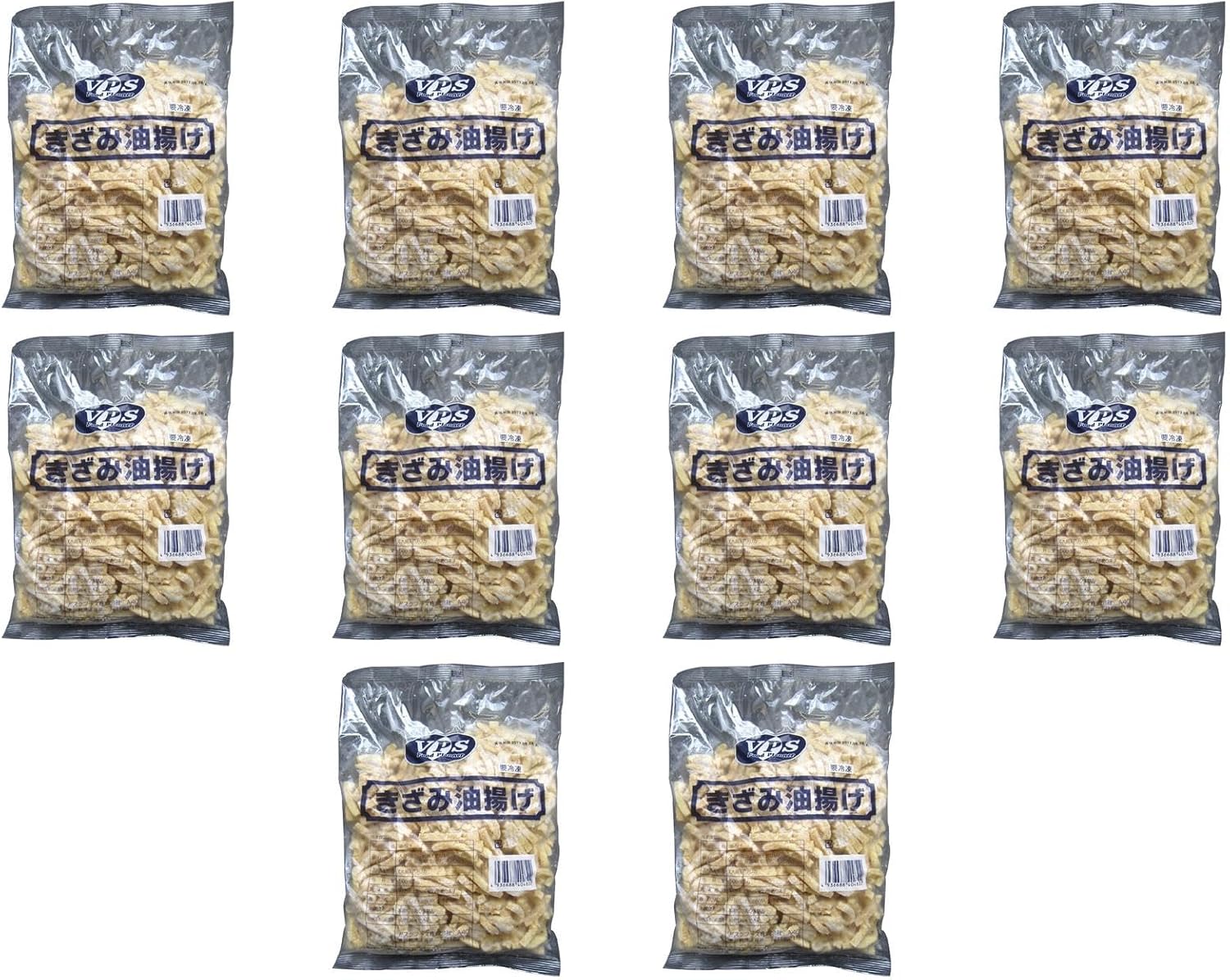 VPSきざみ油揚げ 500G&times;10パック (まとめ買い) (Vandroロゴ付包装)