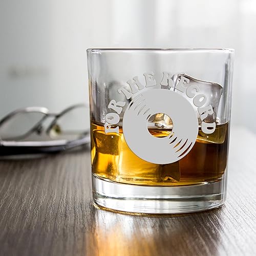 Miniatura 5 de For The Record Round Rocks Glass - Beat & Brew, regalo de DJ, regalo de música, regalo de vinilo, tocadiscos, decoración retro