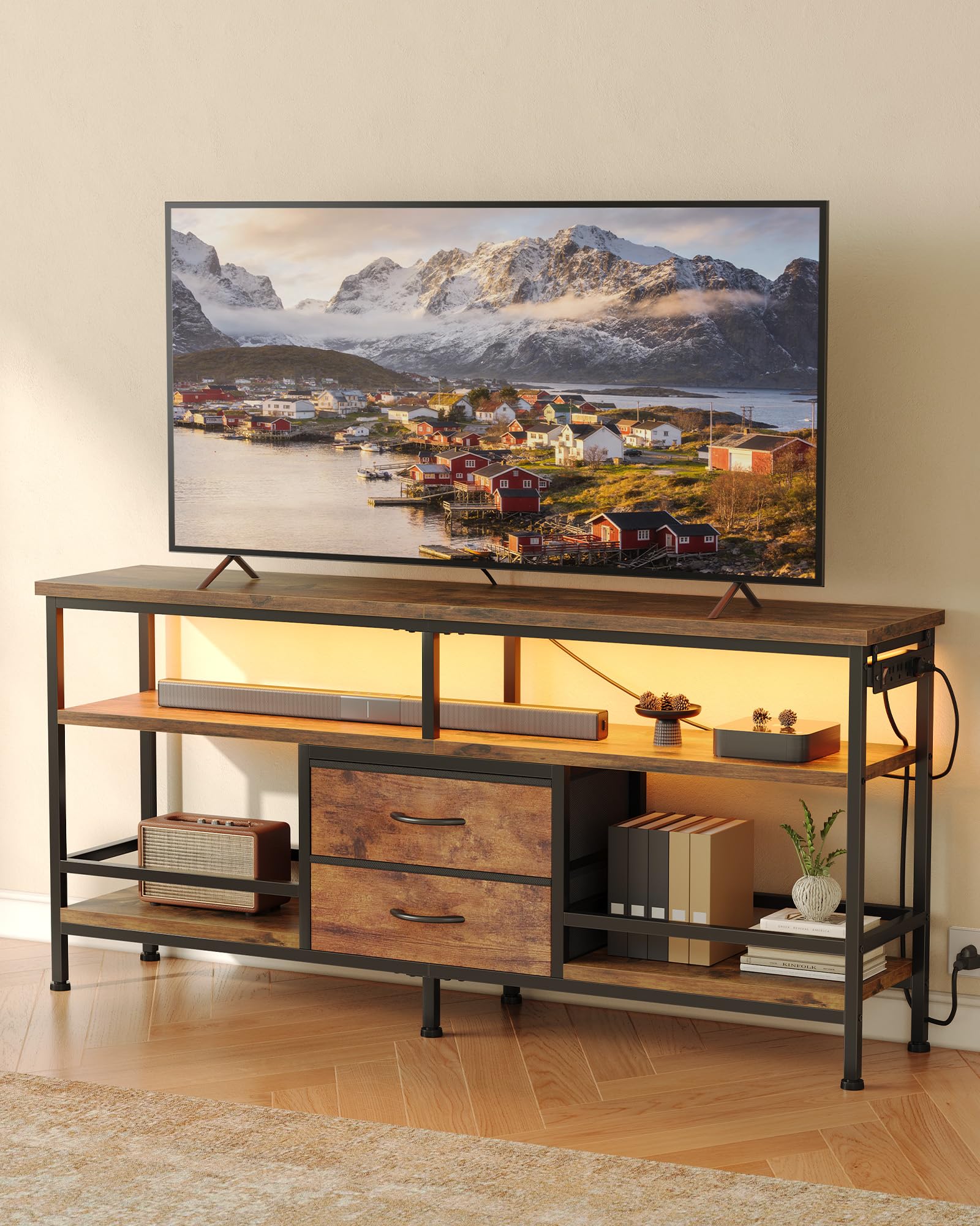 Lazzanto 55in TV Stand for 43-65in TVs