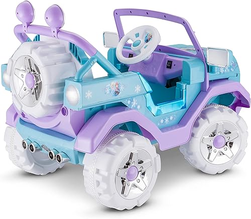 Miniatura 2 de Kid Trax - Vehículo 4 x 4 de juguete Frozen de Disney Kids de 6 voltios para niños de 3 a 5 años con peso máximo de 55 libras para un solo conductor