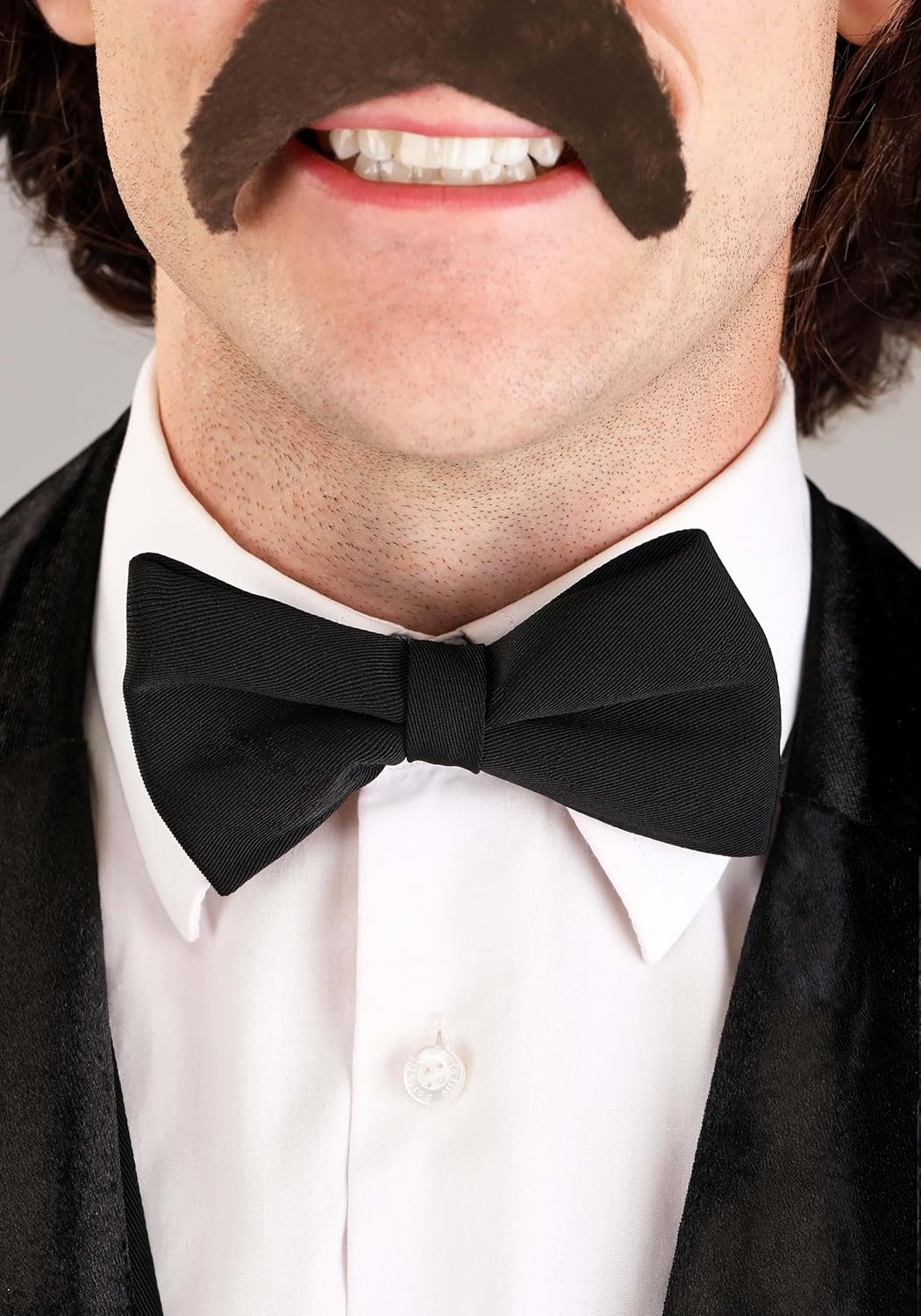 Sonny Bono Men's Costume | Celebrity Outfit with Coat, Vest & Faux Fur Mustache - Image 5