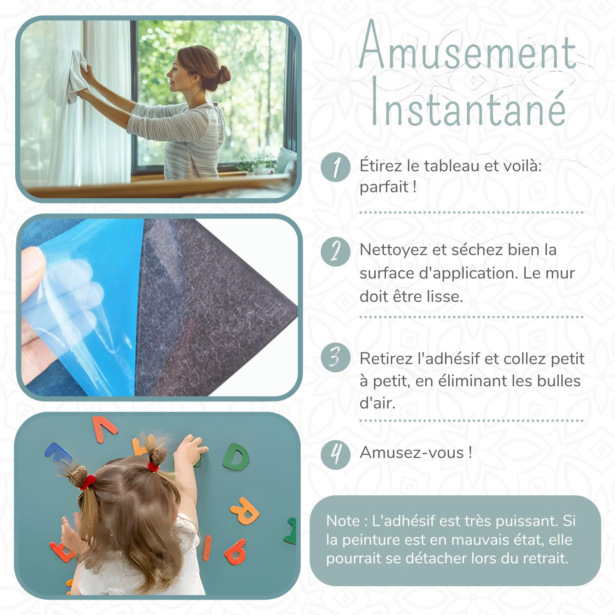Tableau Magnétique Enfant - Tableau Magnétique Mural en Forme d’Arche -Tableau Aimanté Montessori - Idéal pour Cadeaux Filles et Garçons - Tableau Enfant Mur (Aquamarine 120 x 60 cm)