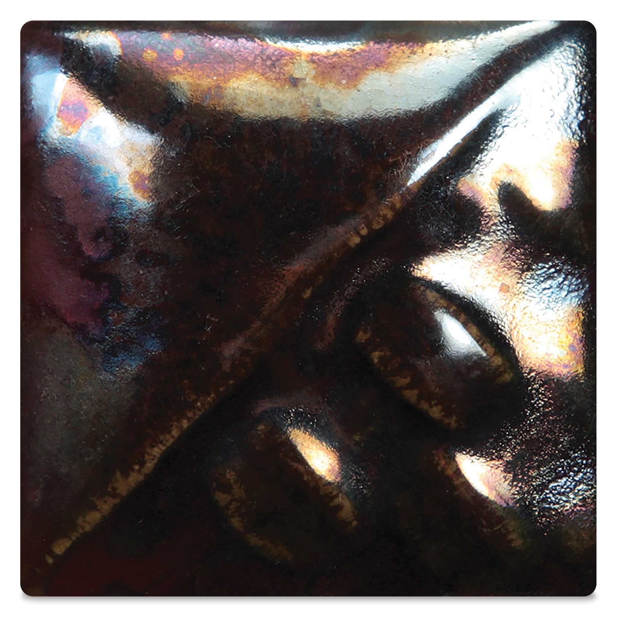 Raku Glaze for Ceramics and Pottery - RK 100 - Black Metallic - Pint