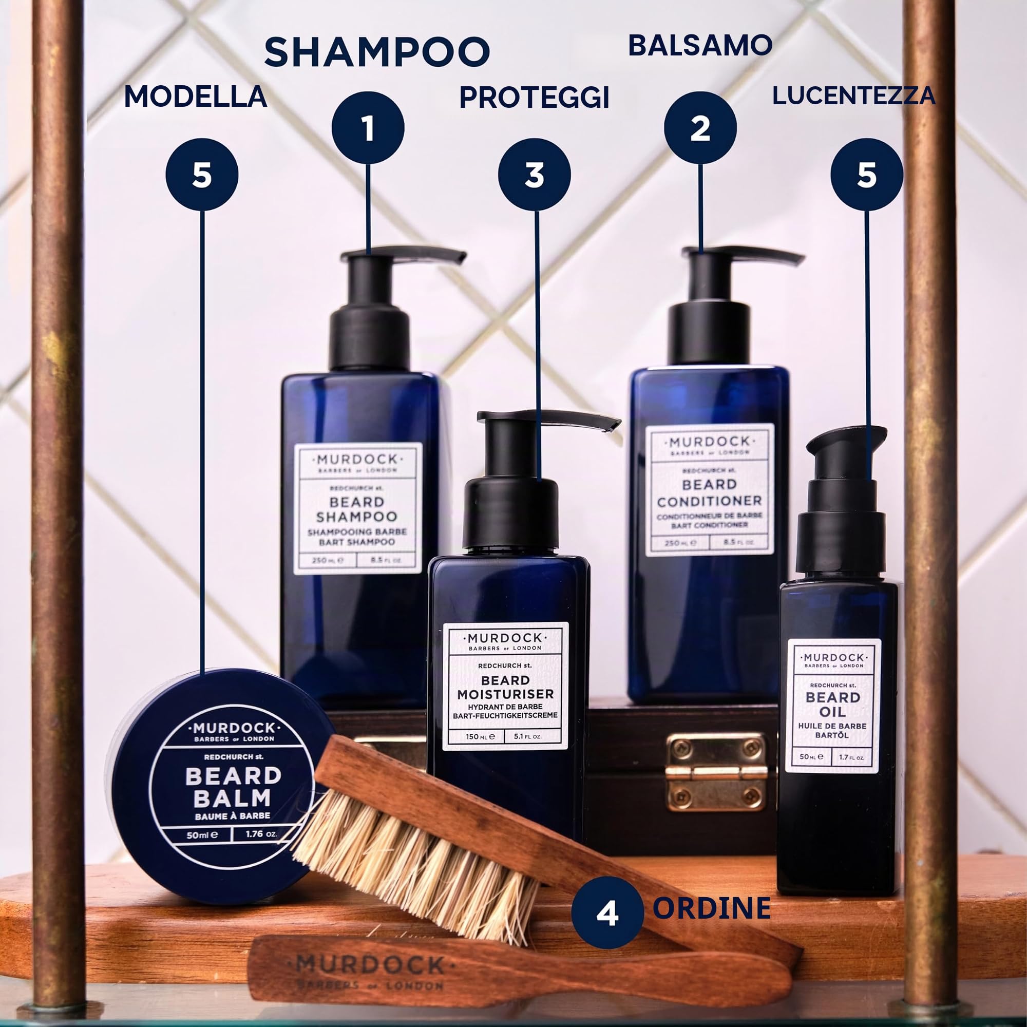 Murdock London Uomo olio per barba 50ml