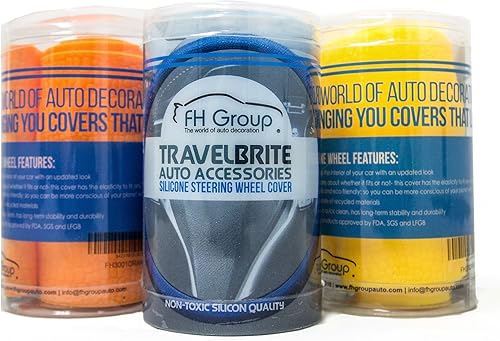 Miniatura 6 de FH Group cubierta para volante beige, Magenta