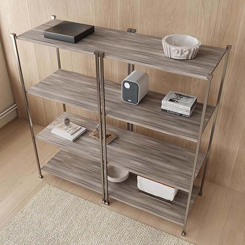 Miniatura 4 de CRE8TIVE Papel de contacto de grano de madera gris claro de 12 x 354 pulgadas de grosor para encimeras de despegar y pegar, papel de contacto de