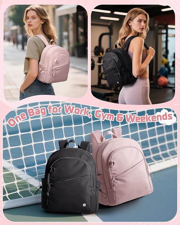Smasrob Women Mini Backpack with Wet Pocket and RFID Blocking Pocket by Smasrob - Used condition - Image 6