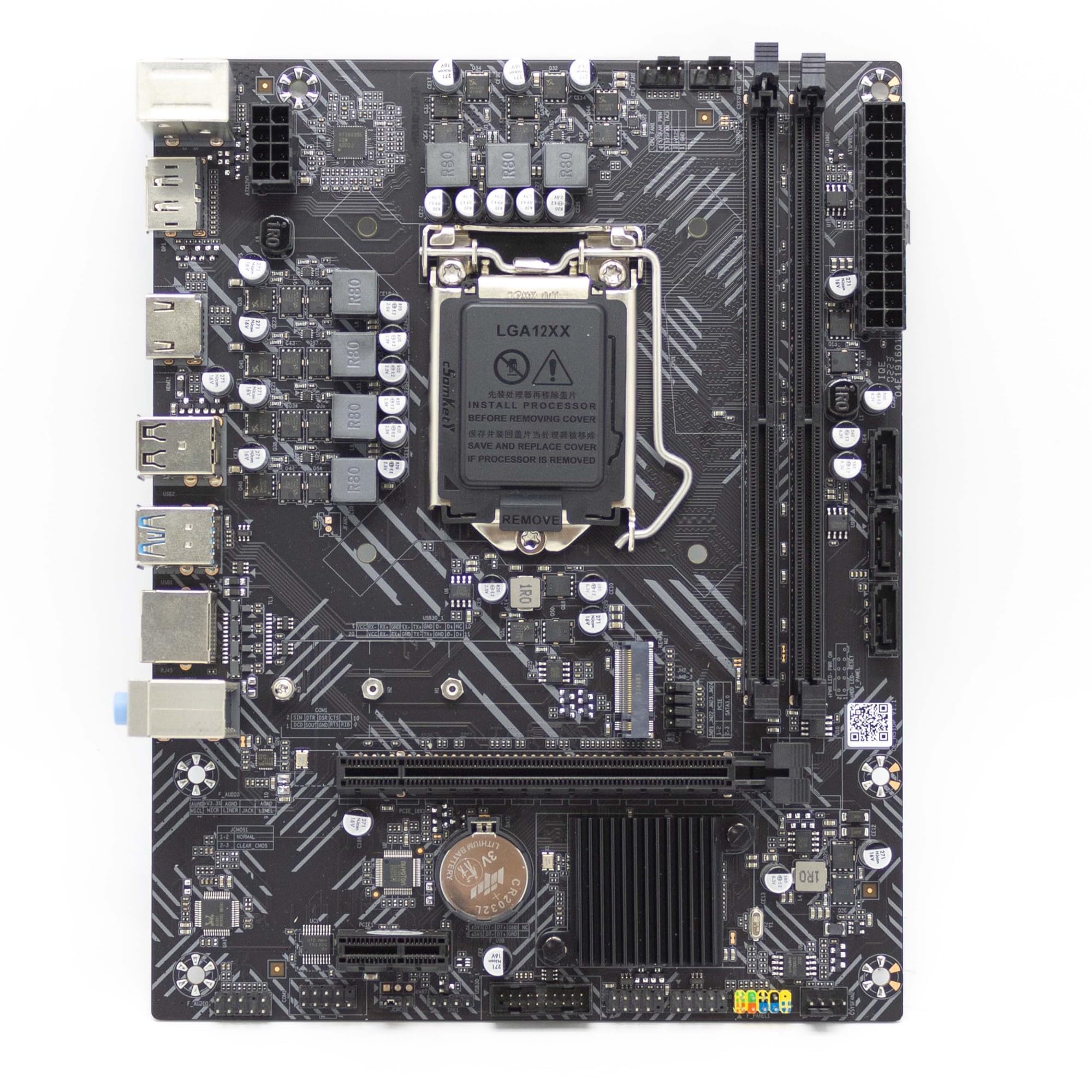 Simpletek - Płyta główna Micro - ATX LGA 1200 H510 DDR4 M2 SATA PCIe NVMe Kompatybilny z procesorami 10° Gen 11° Gen | WiFi Slot HDMI DisplayPort