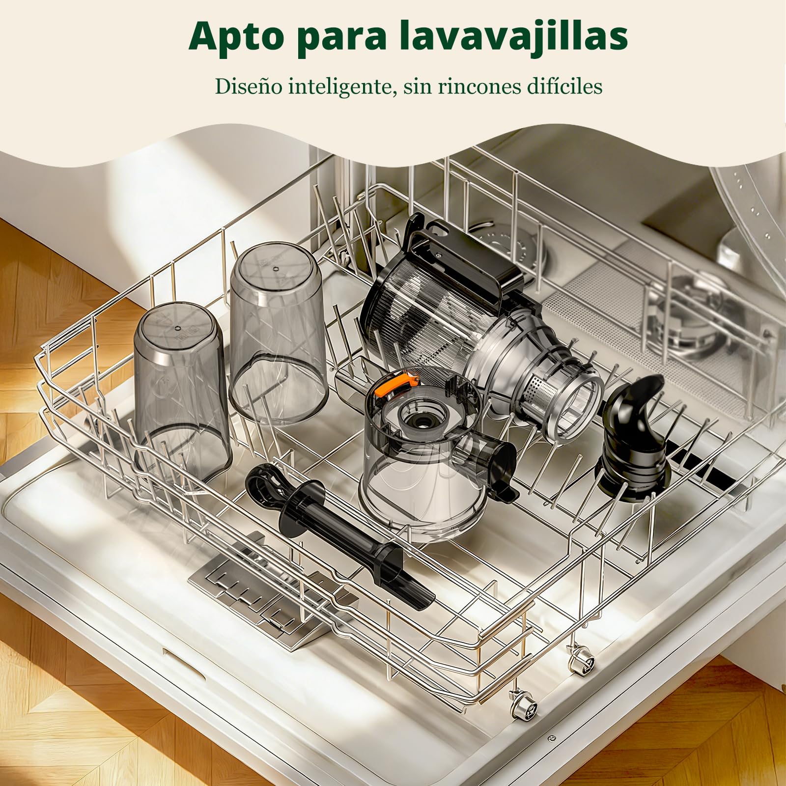 LINKChef extractor de zumos y verduras, boca de 115 mm y 1,2L licuadora para verduras y frutas Entera, slow juicer machine extractor de jugo,Fácil de Limpiar, Sin BPA,200W, Negro