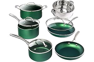 Green Diamond Cookware: Ultra-Durable Nonstick Experience