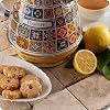 Ariete Positano Electric Kettle 1.7 Liter Kettle 2869/0P - Stainless Steel Body, Handmade Decoration, 2000 Watt, Auto Shut Off, 360° Wireless Base