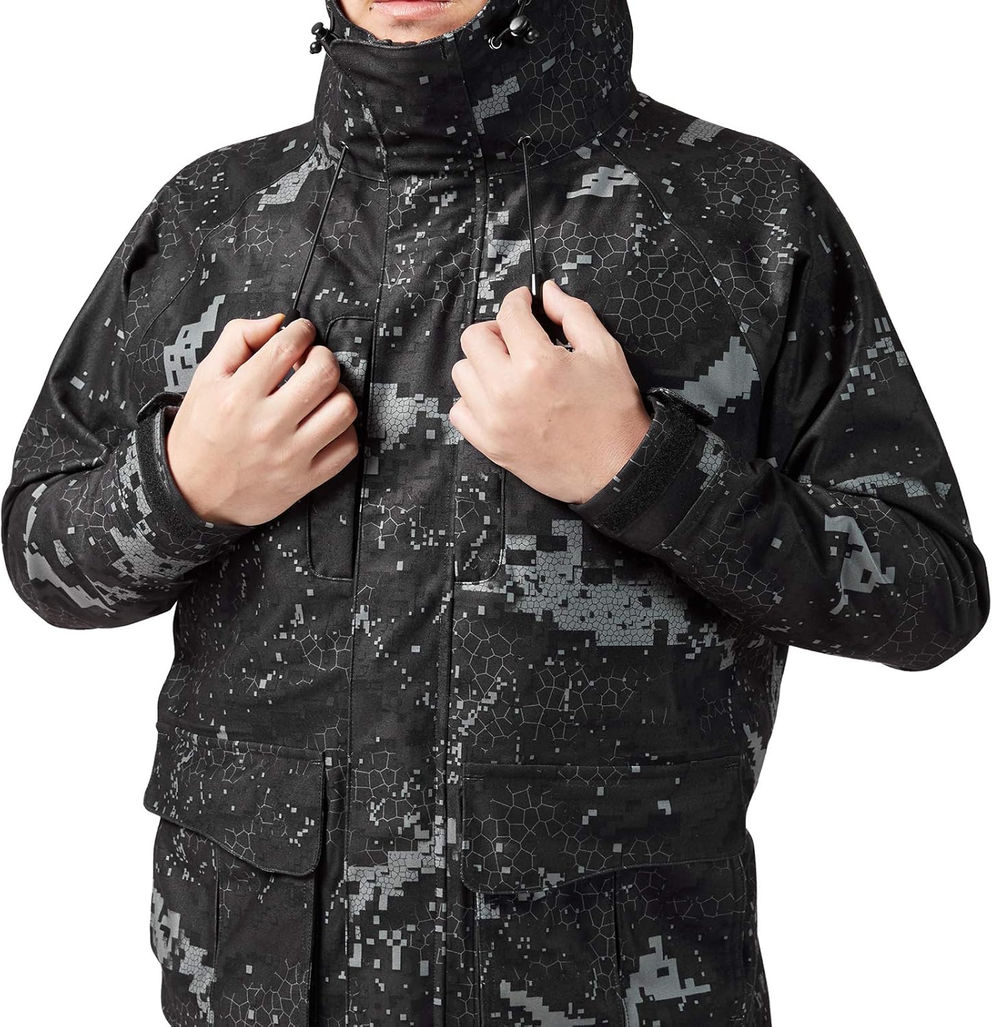 BASSDASH Walker Breathable Waterproof Fishing Hunting Wading Jackets with Silent Outer Fabric for Men Women in 7 Sizes - Image 2