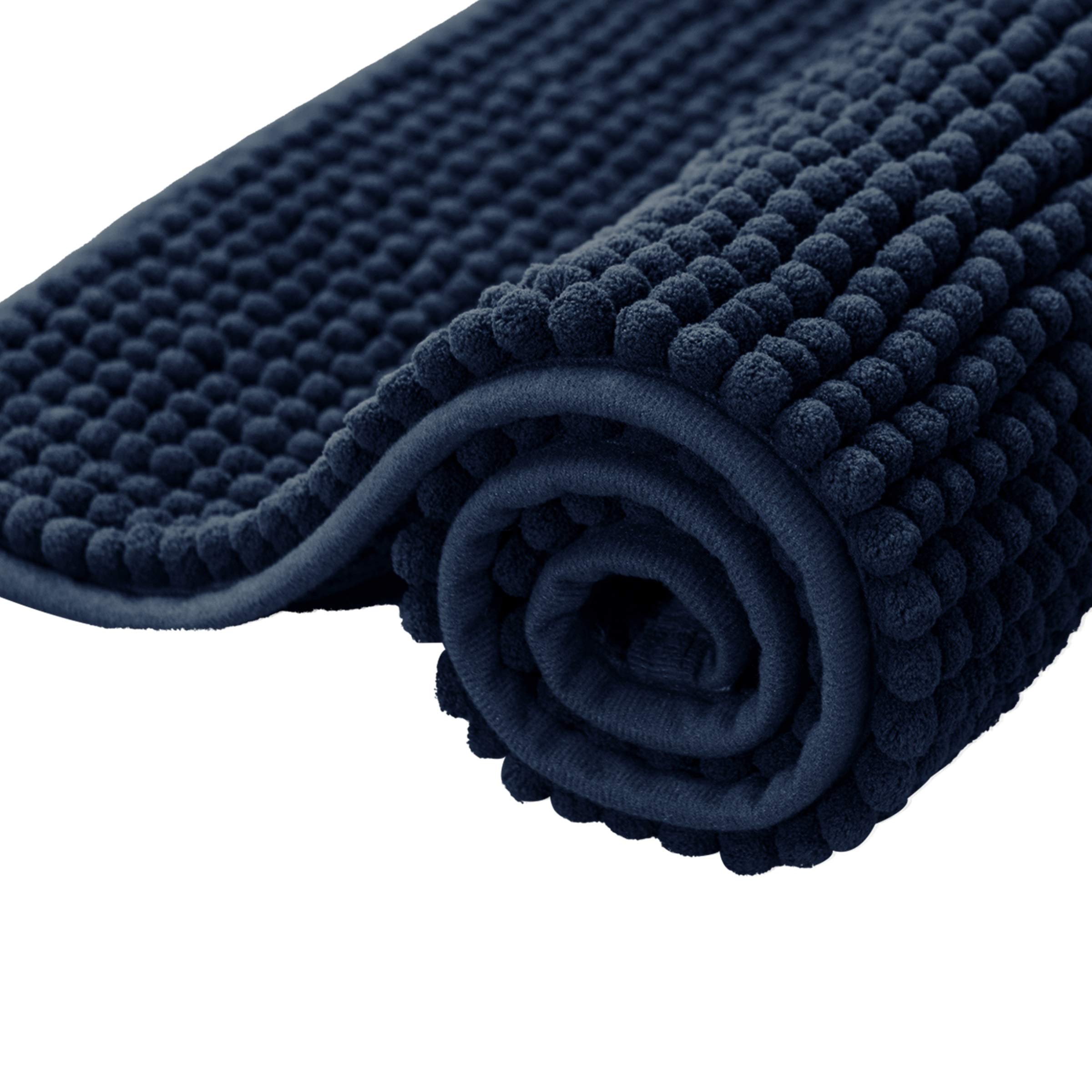 Badmat Pauw Blauw Wit Badkamer Mat Zachte Microfiber Badmatten Antislip Bad Mat Ultra Waterabsorberende Badmat Deurmat Machine Wasbaar Badkamer Tapijt 40x60cm