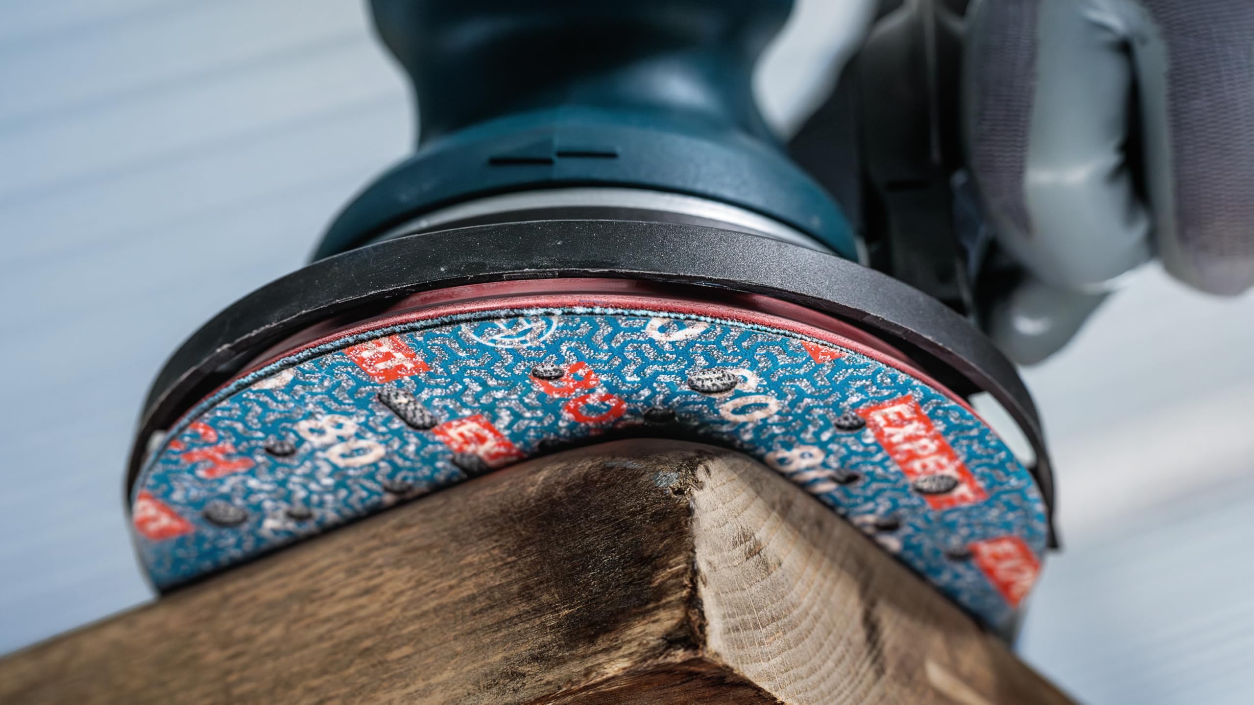 Bosch 50x EXPERT O780 tarcza szlifierska do folii, 150 mm (do twardego drewna, farba na drewnie, Ø 150 mm, ziarnistość 80, profesjonalne akcesoria szlifierka mimośrodowa)