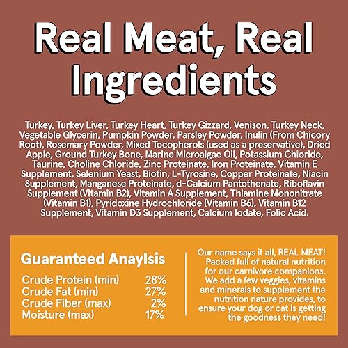 Miniatura 80 de Real Meat - Alimento para perros secado al aire con cordero y pescado real, bolsa de 5 libras de alimento real para perros de carne real sin granos