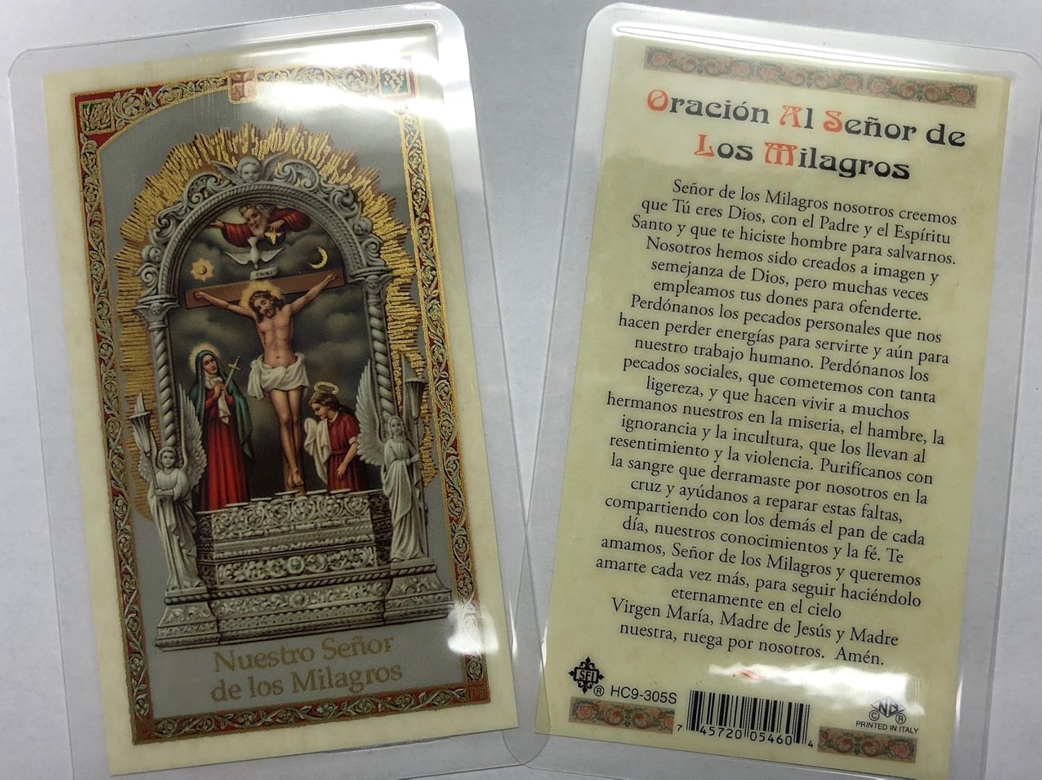 Saint Francis Imports Holy Prayer Cards For Nuestro Senor