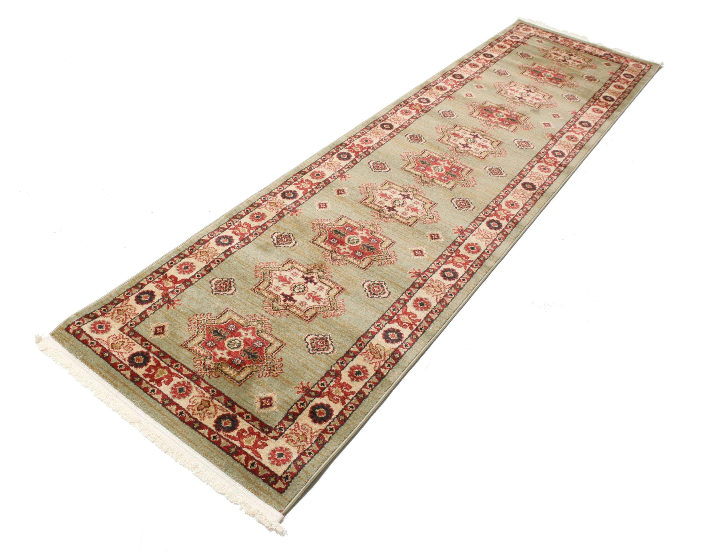 RugVista Marivan Kazak Tappeto, 80 x 300 cm | Orientali, Rettangolare, Pelo medio, Lavabile solo a secco, Oeko-Tex 100, Soggiorno, Sala da pranzo, Camera da letto