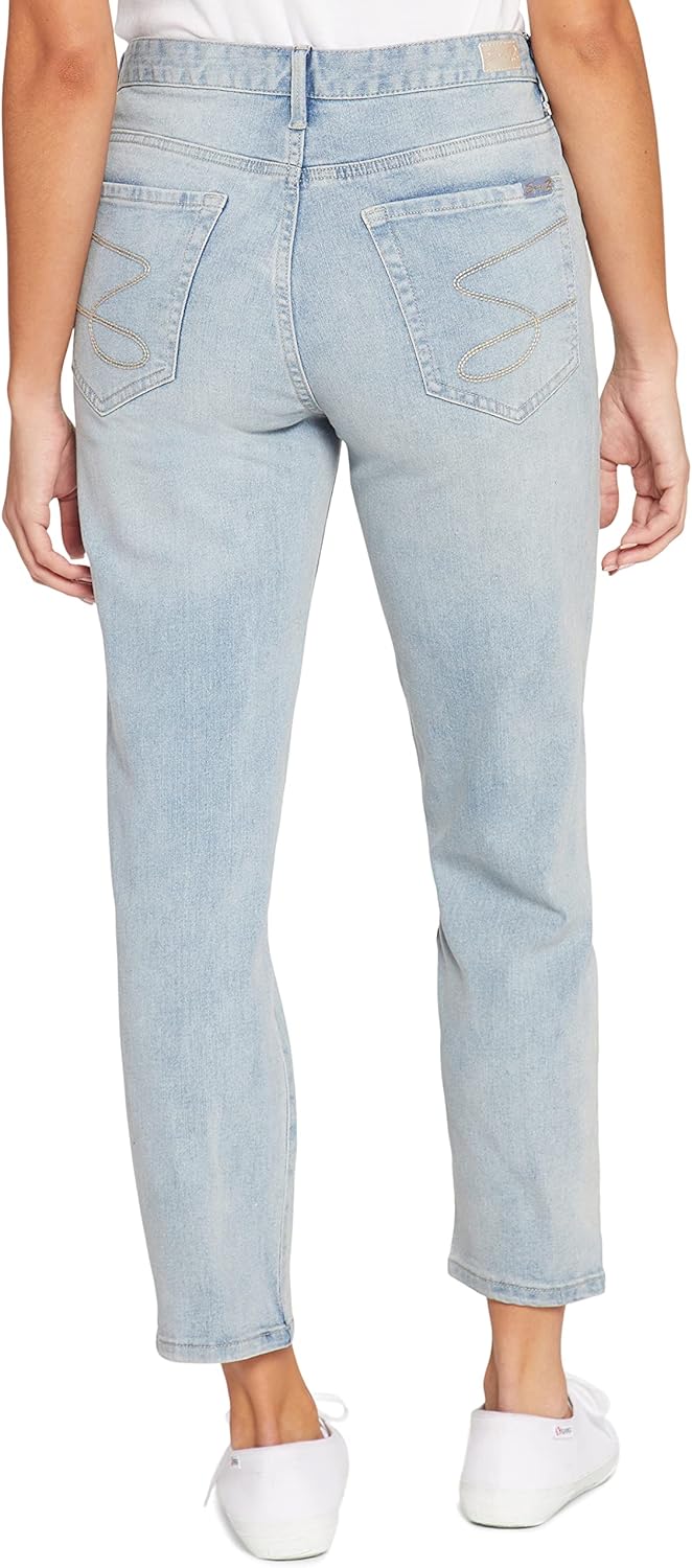 Seven7 Womens High Rise Straight Leg Jean - Image 2