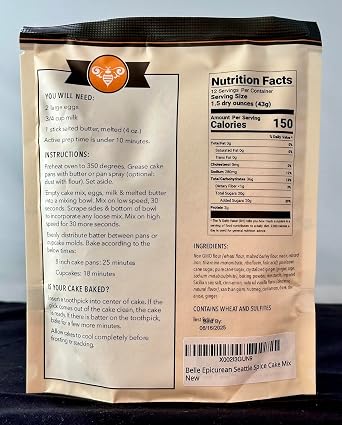 Belle Epicurean Seattle Spice Cake Mix