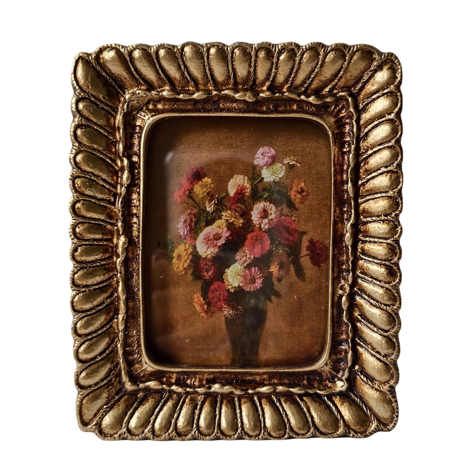 Retro Frame, Decorative Photo Frame for Table and Gallery Display Retro Picture Picture Antique Ornate Photo for Table Wall Hanging Decorative Frames for Home Pictures Gallery