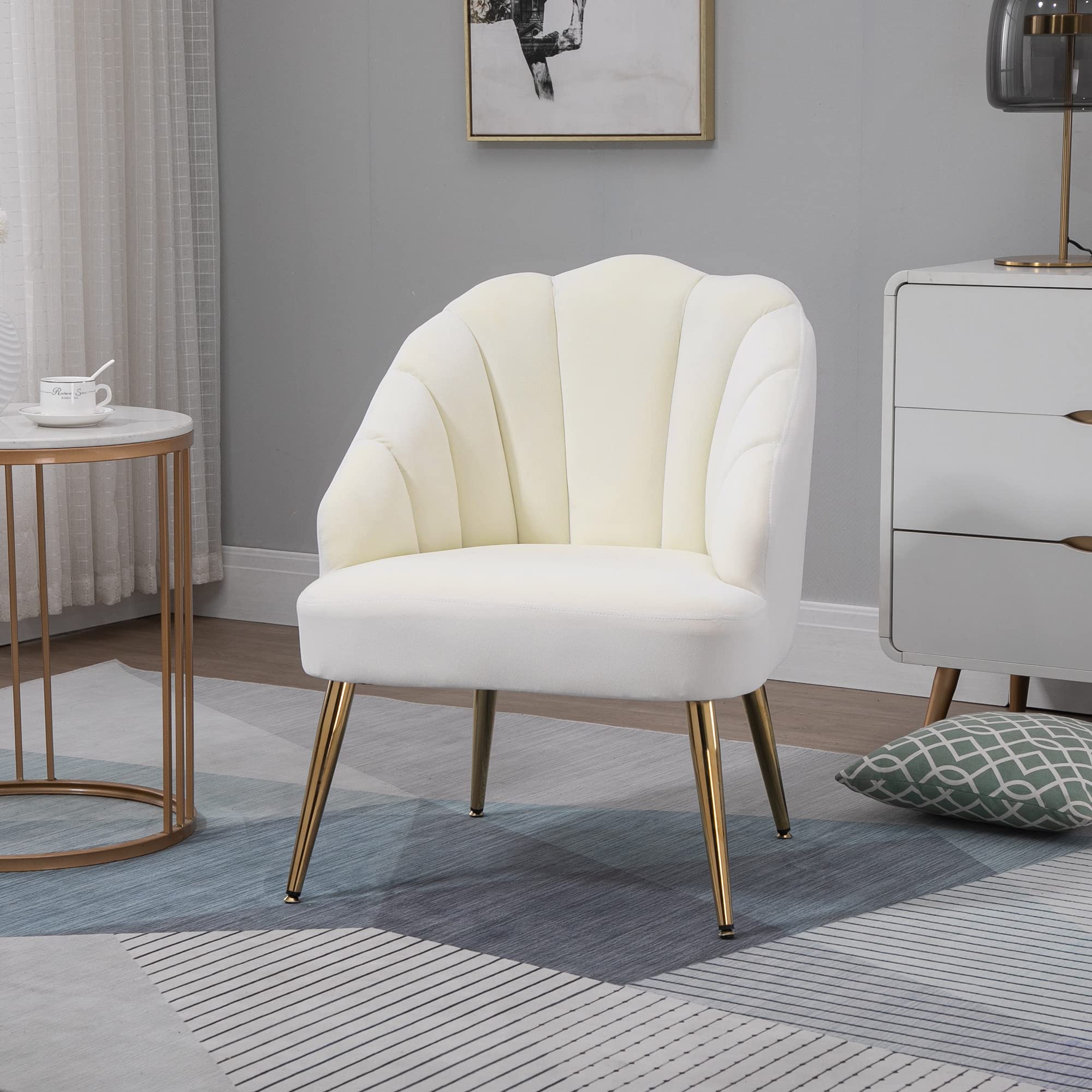 NicBex Sedia moderna per soggiorno, imbottita con imbottitura in