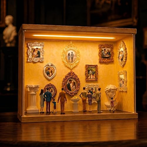 LED DIY Shadow Box Frame Kit – Includes 12 Mini