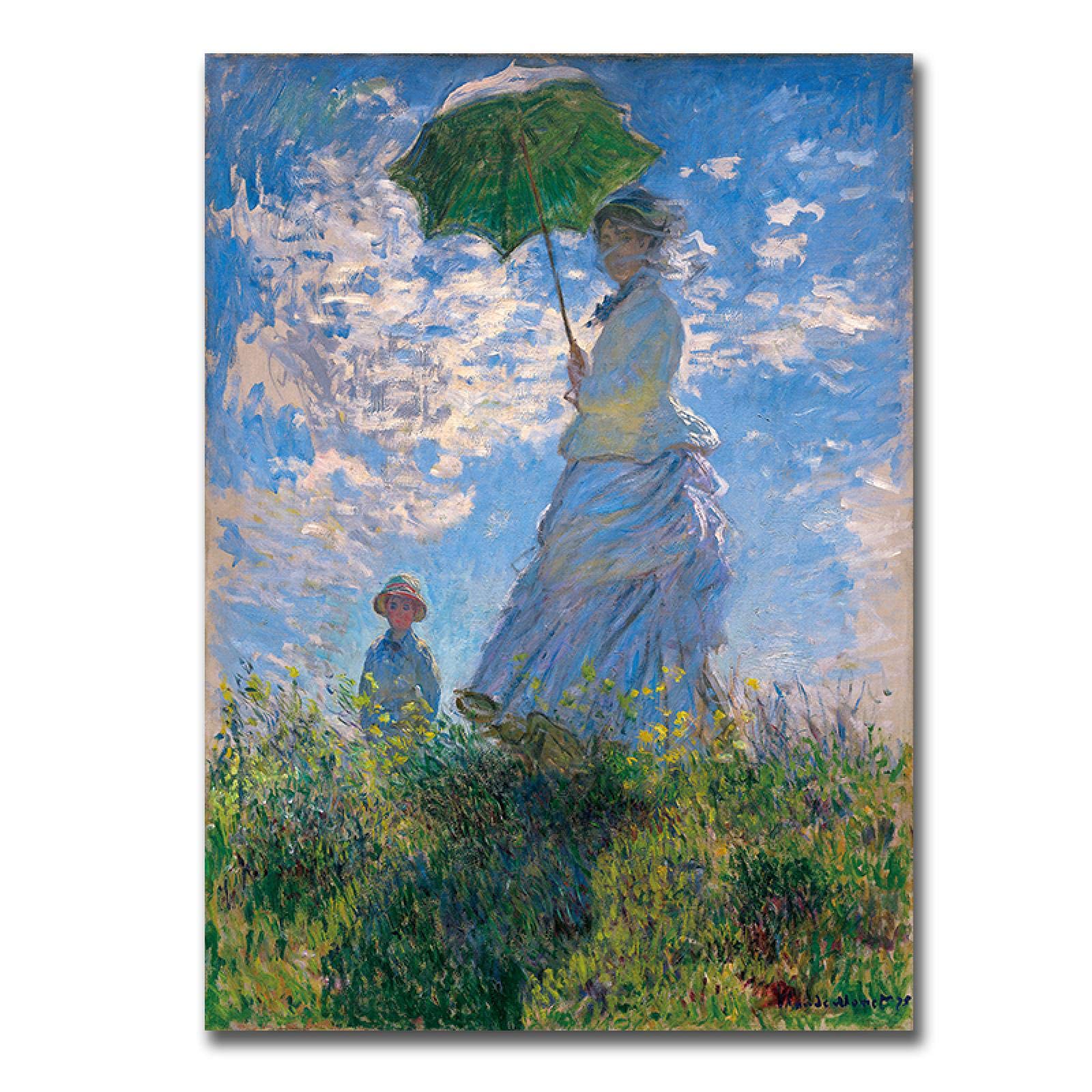 額装品/Woman with Parasol/クロード モネ/ポスター/アート Amazon.co.jp: 散歩、日傘をさすクロード・モネの女性アートワーク