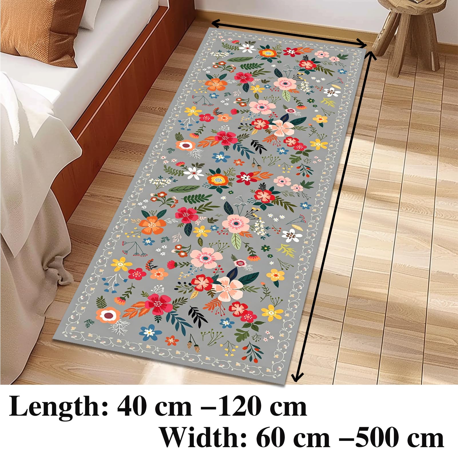 Bieżnik dywanowy na korytarz, chodnik 50 x 250 cm, chodnik kuchenny, nadaje
