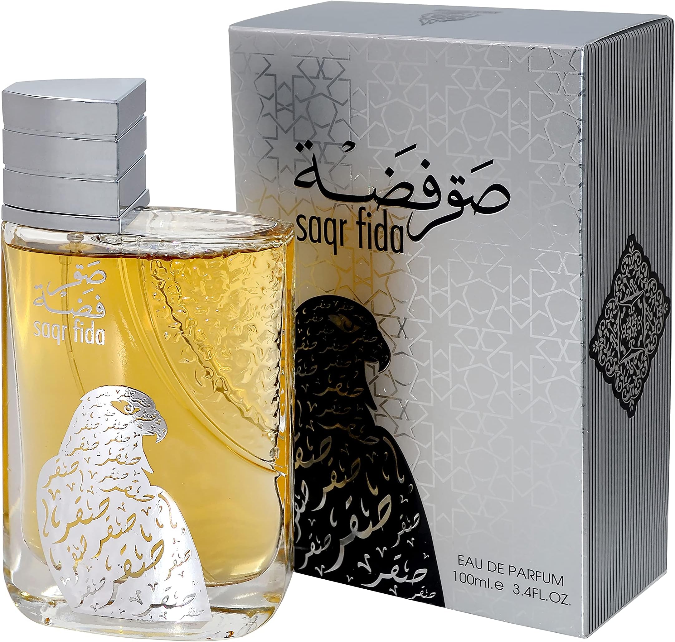 Saqr Fida by Hunaidi Long Lasting Arbaic Perfume for Men, 100ml
