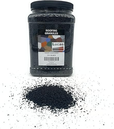 Gránulos para techos Botella de 6 lb (C51 Negro)